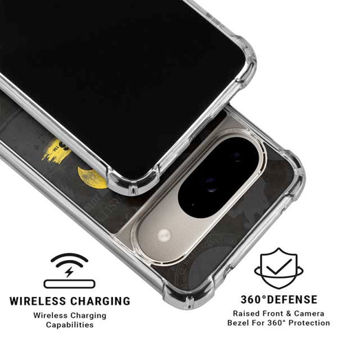 University of Iowa Hawkeyes Distressed Logo Google Pixel 10 Clear Case